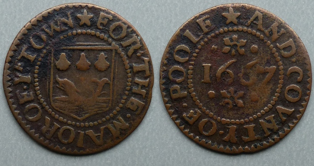 Poole, Borough issue 1667 farthing
